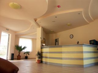 hotel reception desk