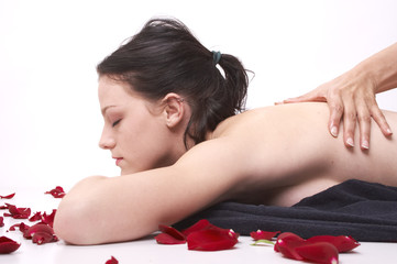 Obraz na płótnie Canvas aroma massage