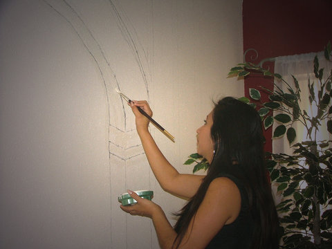 Beginning Wall Mural