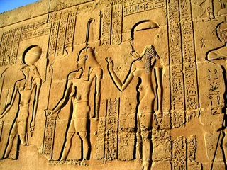 Papier Peint photo Egypte fresque en egypte
