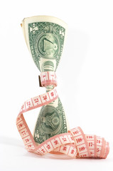 tight budgeting. upright money.