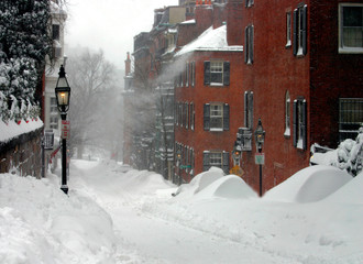 boston in snow