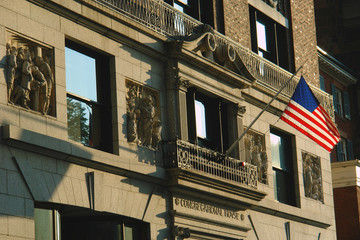 close up of ally mcbeal's office building