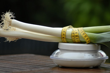 légumes et balance