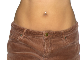 Naklejka premium sexy abdomen