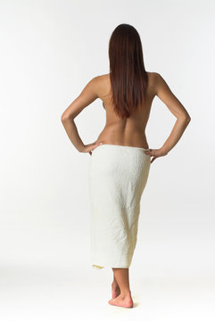 women in towel