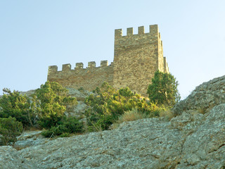 Fototapeta na wymiar tower of fortress