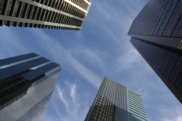 Obraz na płótnie Canvas abstract skyscraper