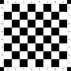 simplistic chess table