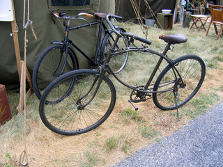Obraz na płótnie Canvas old bicycles