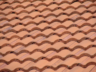 pink tile roof