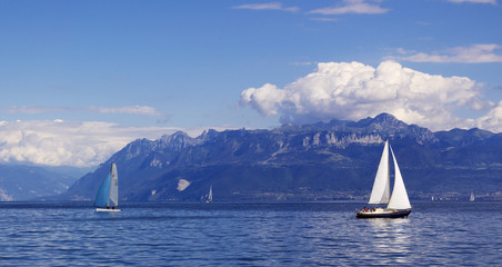 Segeln auf dem Genfer See
