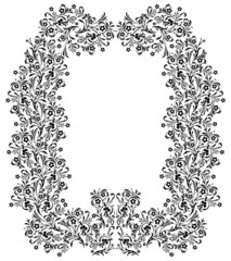 decorative floral frame