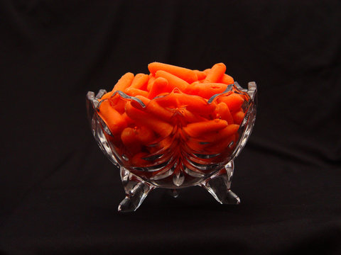 Bowl Of Baby Carrots