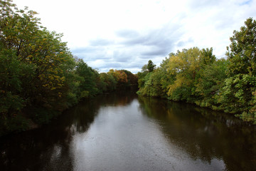 view of the charles river in watertown massachusetts