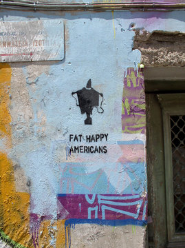 fat happy americans