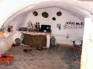 Foto auf Acrylglas typical house tunisia interior © apsc61