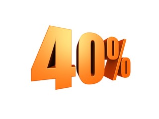 40%
