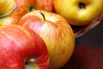 Fototapeta na wymiar apple closeup
