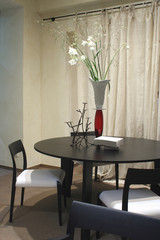 black table