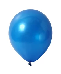 Fototapeten blue balloon with path © klikk