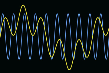 harmonic waves diagram, background