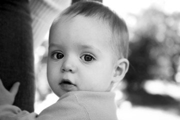 little boy outdoors