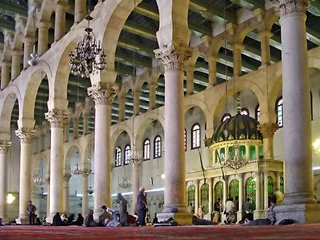 Crédence de cuisine en verre imprimé moyen-Orient the omayyad mosque - damascus, syria.