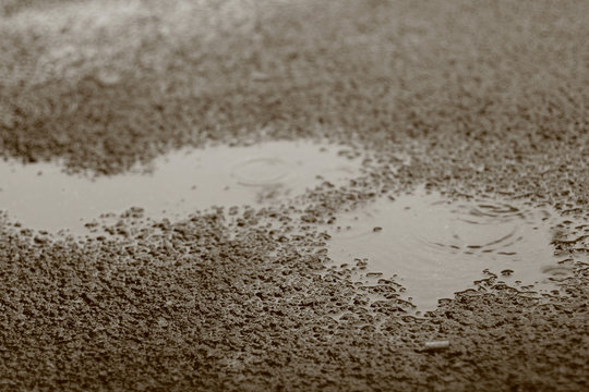 flaques d'eau