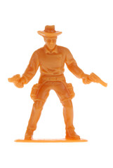 toy cowboy with pistols