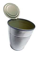 fisheye view of tin can