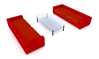 rote wohnzimmer möbel 2