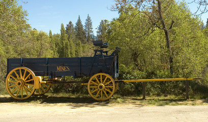Fototapeta na wymiar pioneer wagon