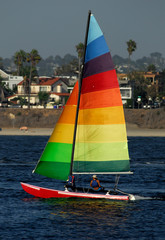 sailing in mission bay