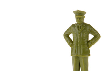 army general with hands on hips