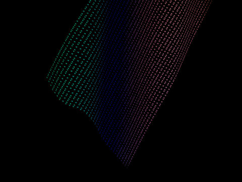 black binary  numbers background 2