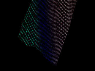 black binary  numbers backgorund