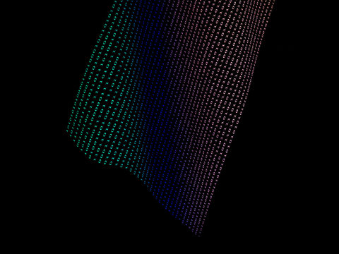 black binary  numbers backgorund