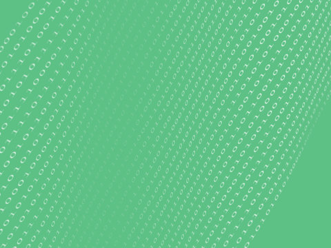 green binary background