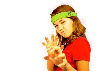 fighting girl #1