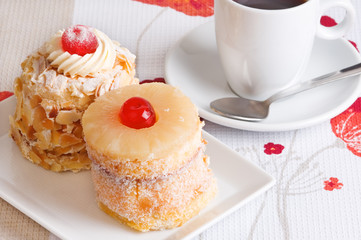 cakes and coffee