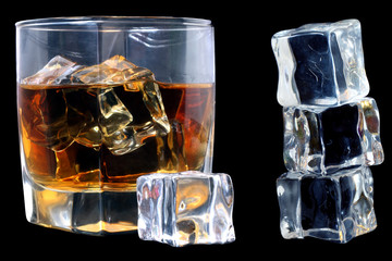 whiskey con hielo