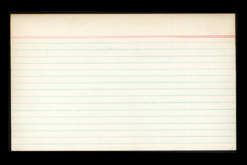 index file in black