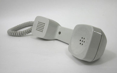 telephone on white background