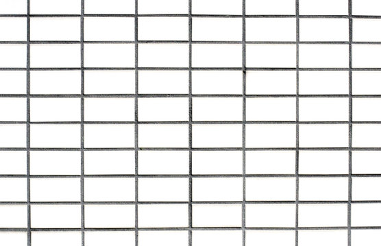 white wall grid pattern