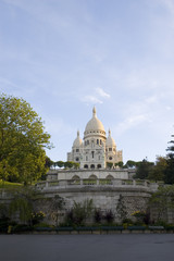 Fototapeta na wymiar basilica of sacre coeur, paris