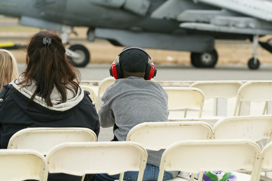 Boy At Air Show