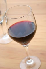 glass of red wine