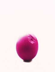 pink open egg