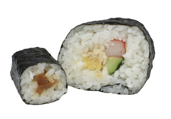 two vegetables japanese rolls